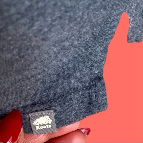 Gray V-Neck Women's Top - Picture 5 of 7